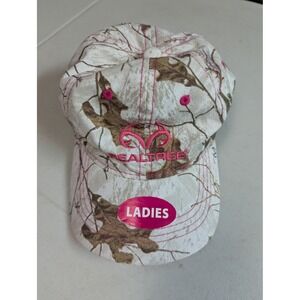 Realtree Camo‎ Pink Trim Ladies Outdoor Cap Baseball Hat Hunting Fishing